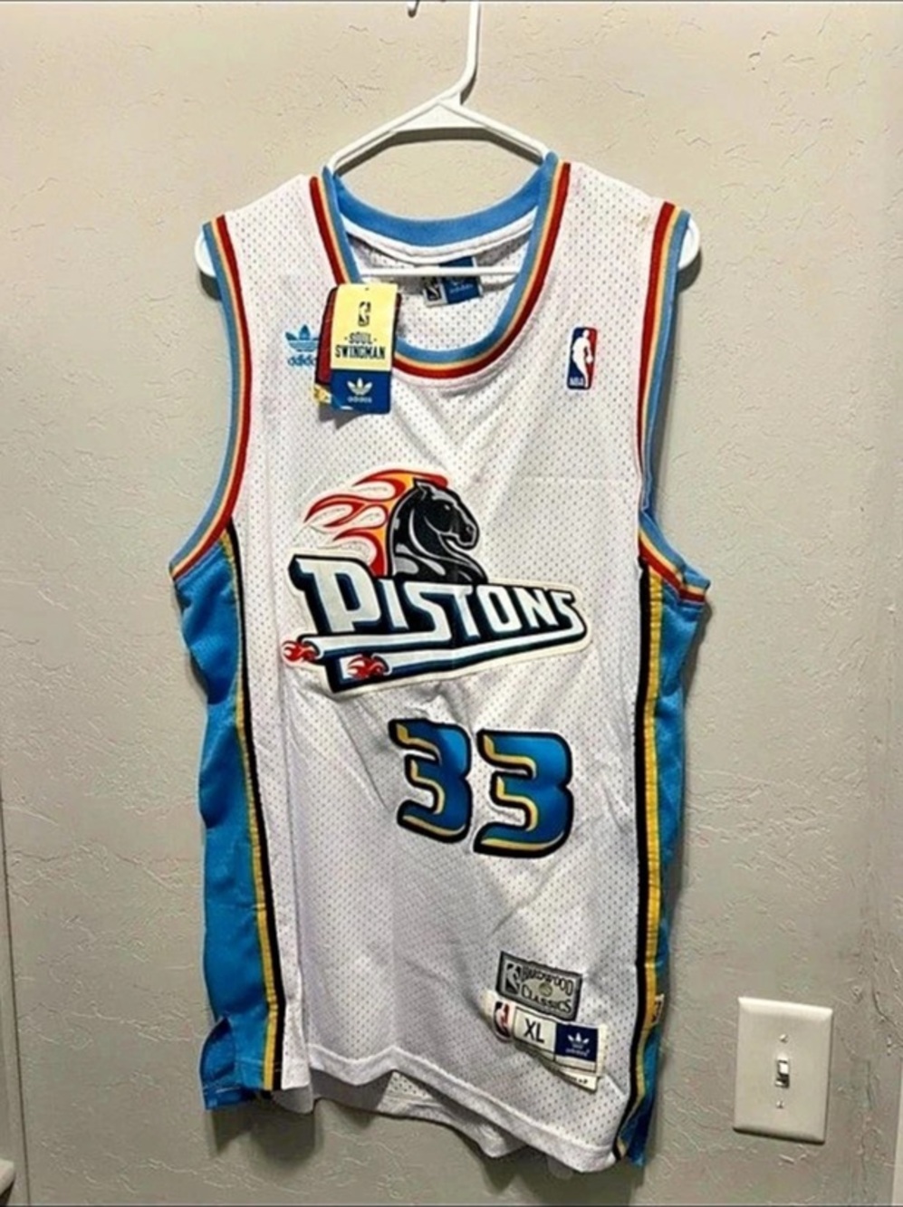 NBA Grant Hill #33 jersey Detroit Pistons Jersey SizeXL NWT